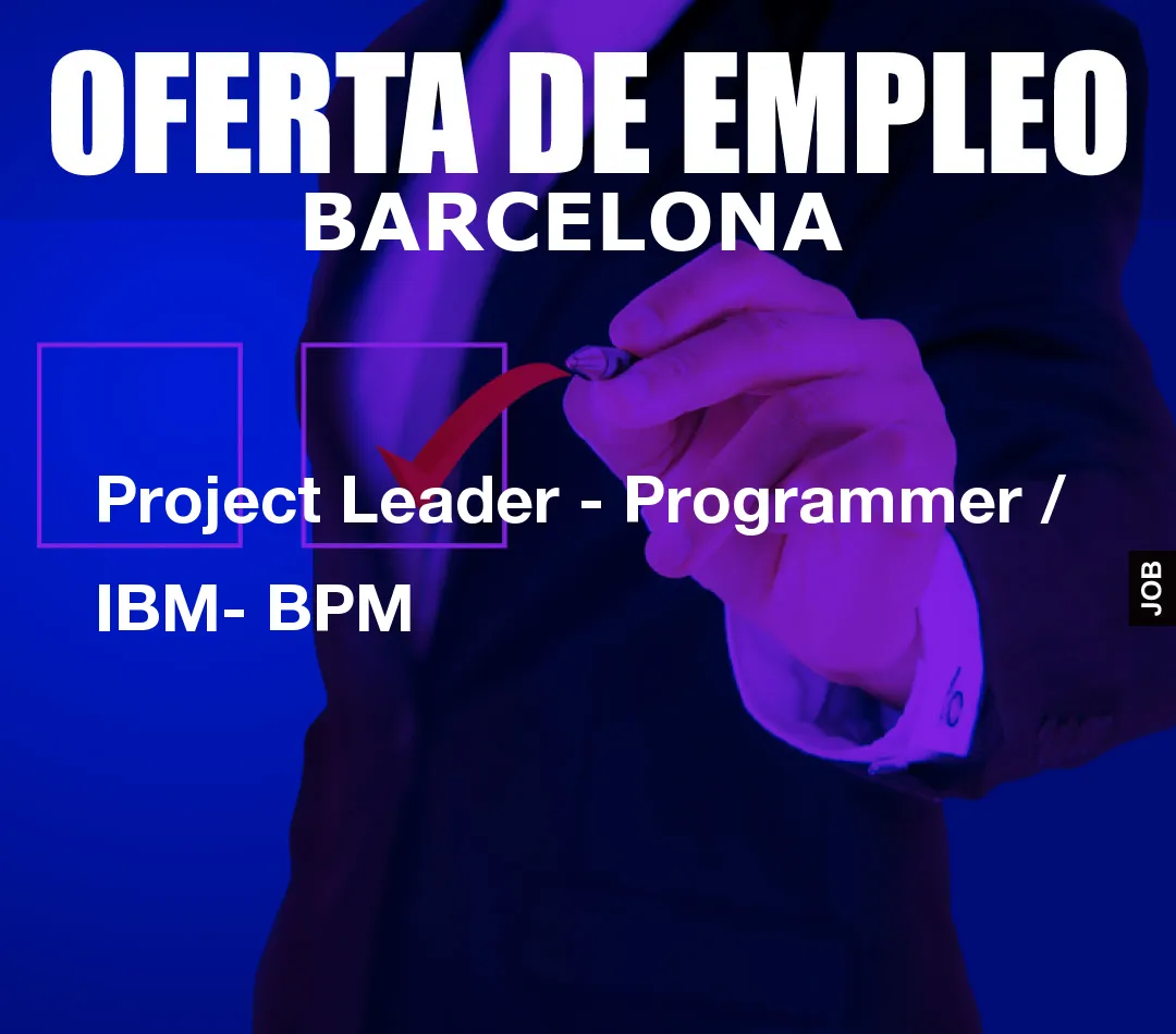 Project Leader – Programmer / IBM- BPM