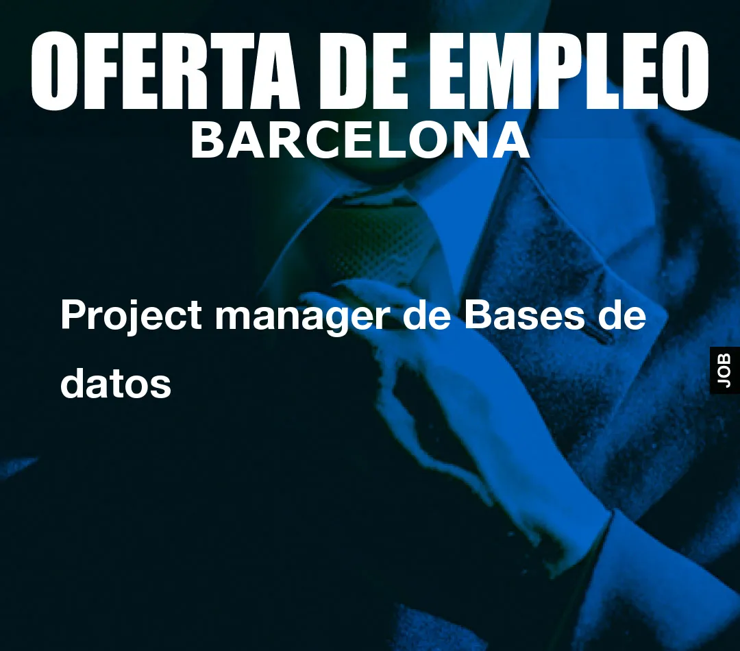 Project manager de Bases de datos