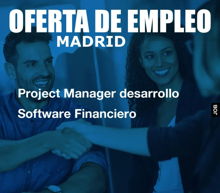Project Manager desarrollo Software Financiero