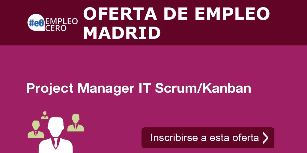 Project Manager IT Scrum/Kanban