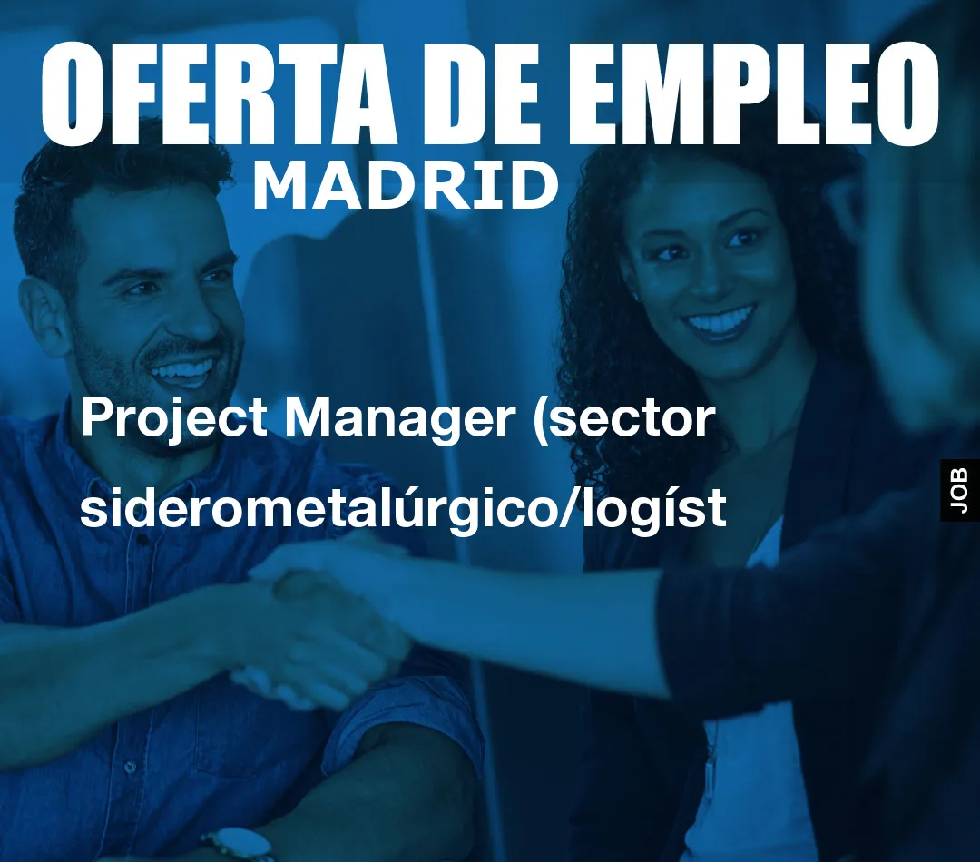 Project Manager (sector siderometalúrgico/logíst