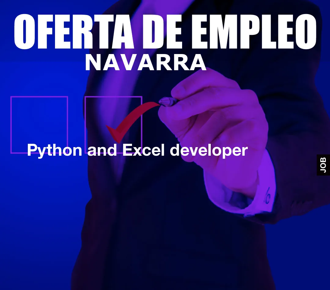 Python and Excel developer