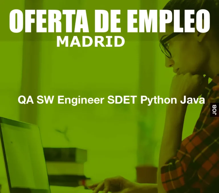 QA SW Engineer SDET Python Java