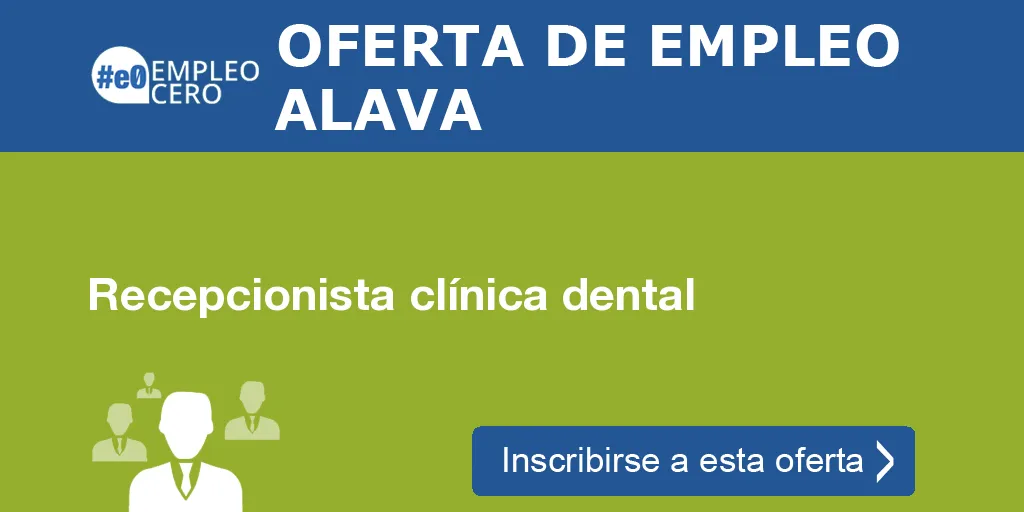 Recepcionista clínica dental