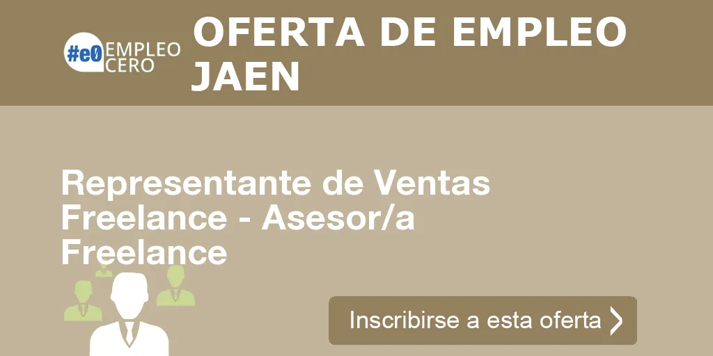 Representante de Ventas Freelance - Asesor/a Freelance
