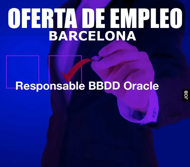 Responsable BBDD Oracle