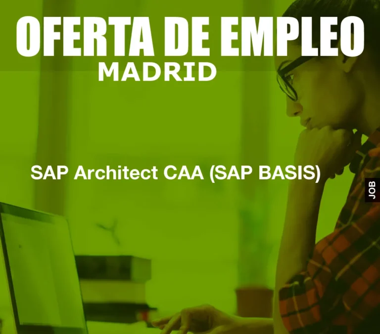SAP Architect CAA (SAP BASIS)