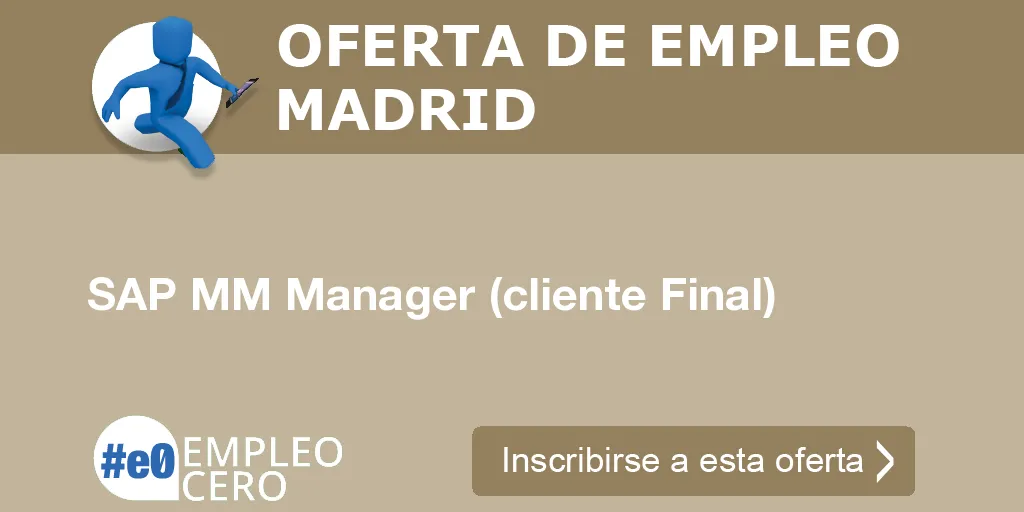 SAP MM Manager (cliente Final)