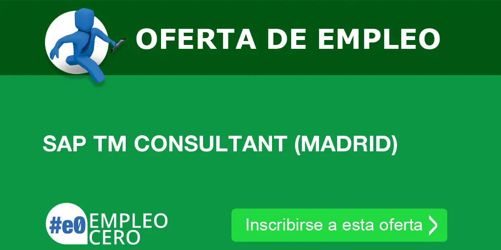 SAP TM CONSULTANT (MADRID)