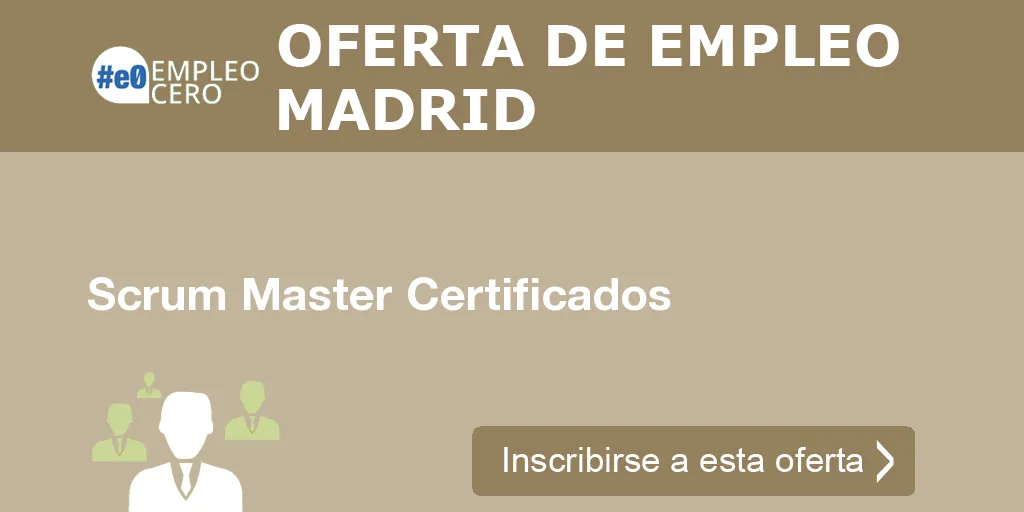 Scrum Master Certificados