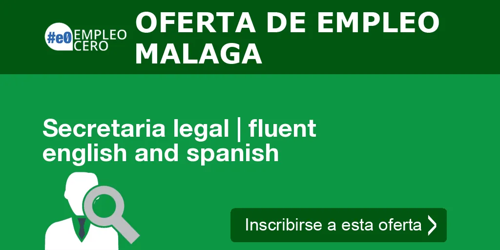 Secretaria legal | fluent english and spanish
