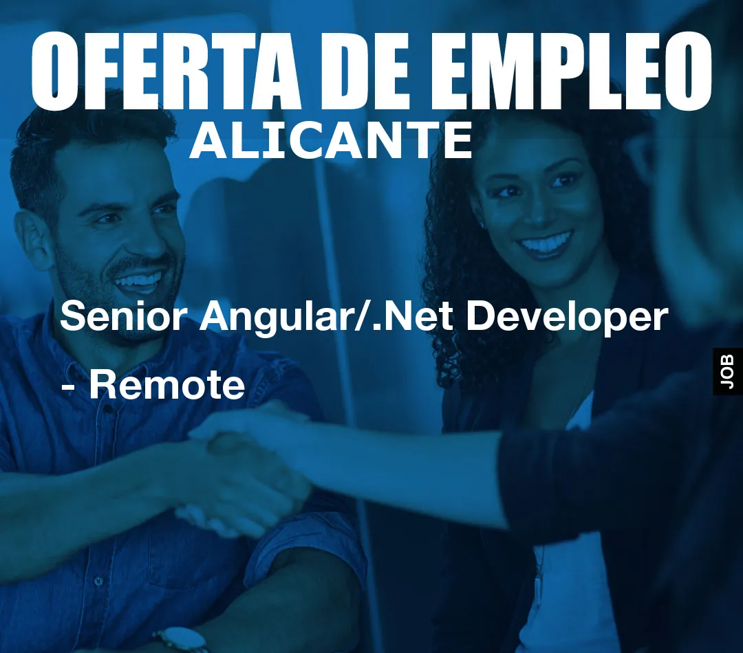 Senior Angular/.Net Developer - Remote