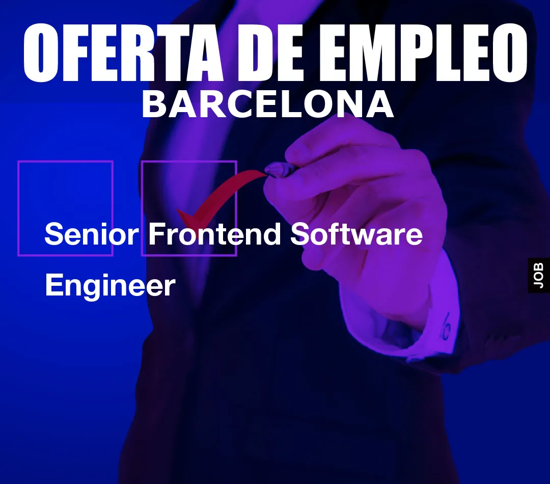 Senior Frontend Software Engineer