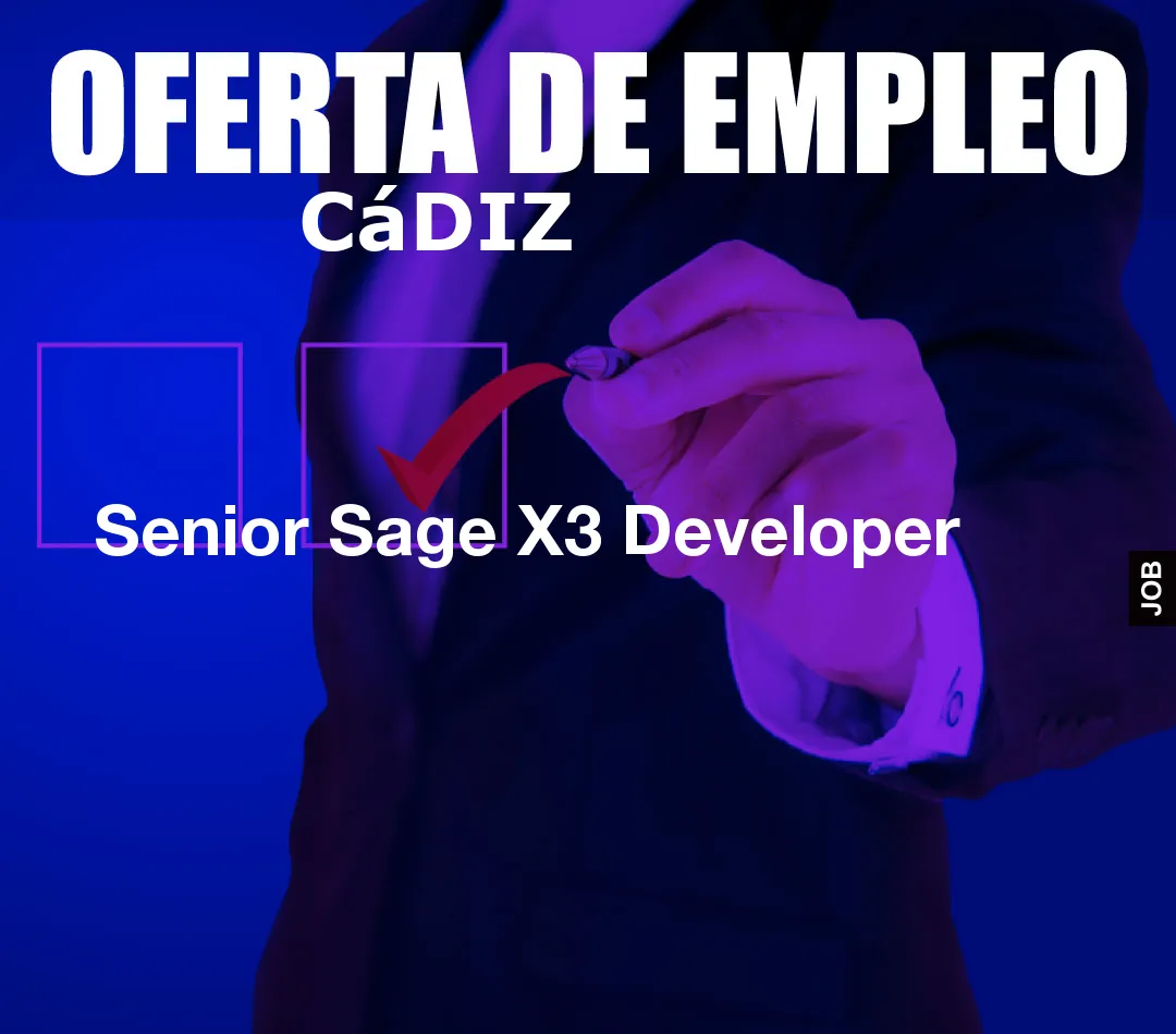 Senior Sage X3 Developer