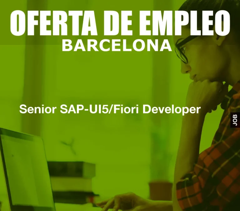 Senior SAP-UI5/Fiori Developer
