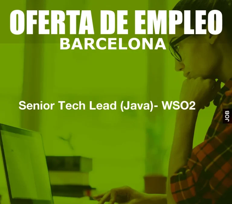 Senior Tech Lead (Java)- WSO2