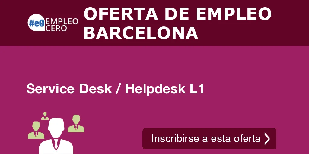 Service Desk / Helpdesk L1