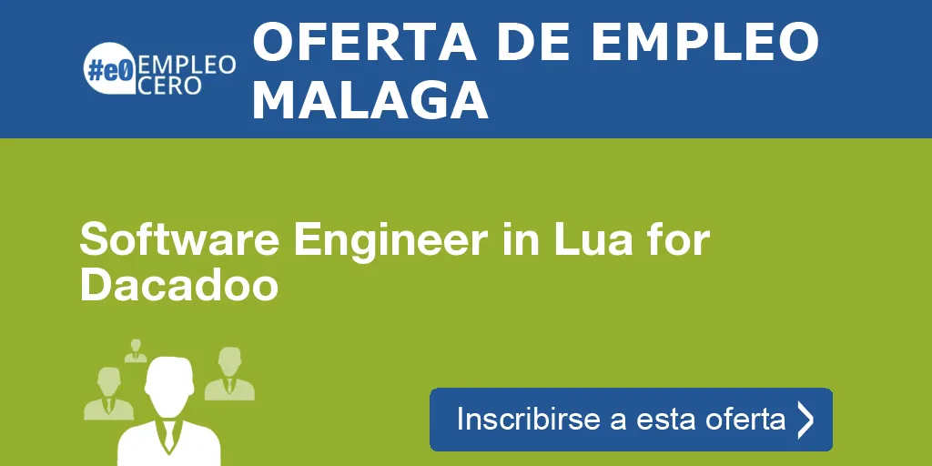Software Engineer in Lua for Dacadoo