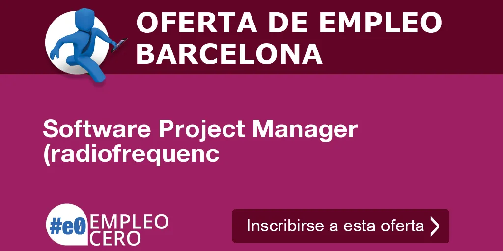 Software Project Manager (radiofrequenc
