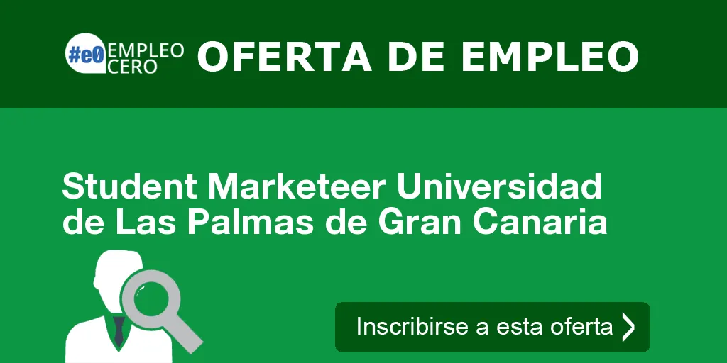 Student Marketeer Universidad de Las Palmas de Gran Canaria