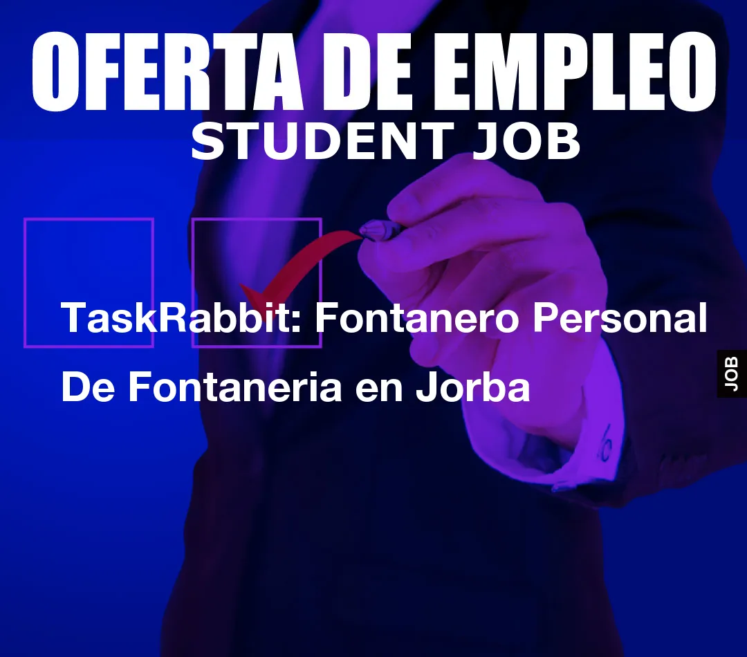 TaskRabbit: Fontanero Personal De Fontaneria en Jorba