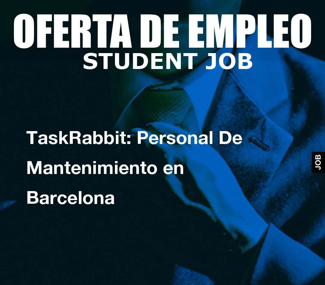 TaskRabbit: Personal De Mantenimiento en Barcelona