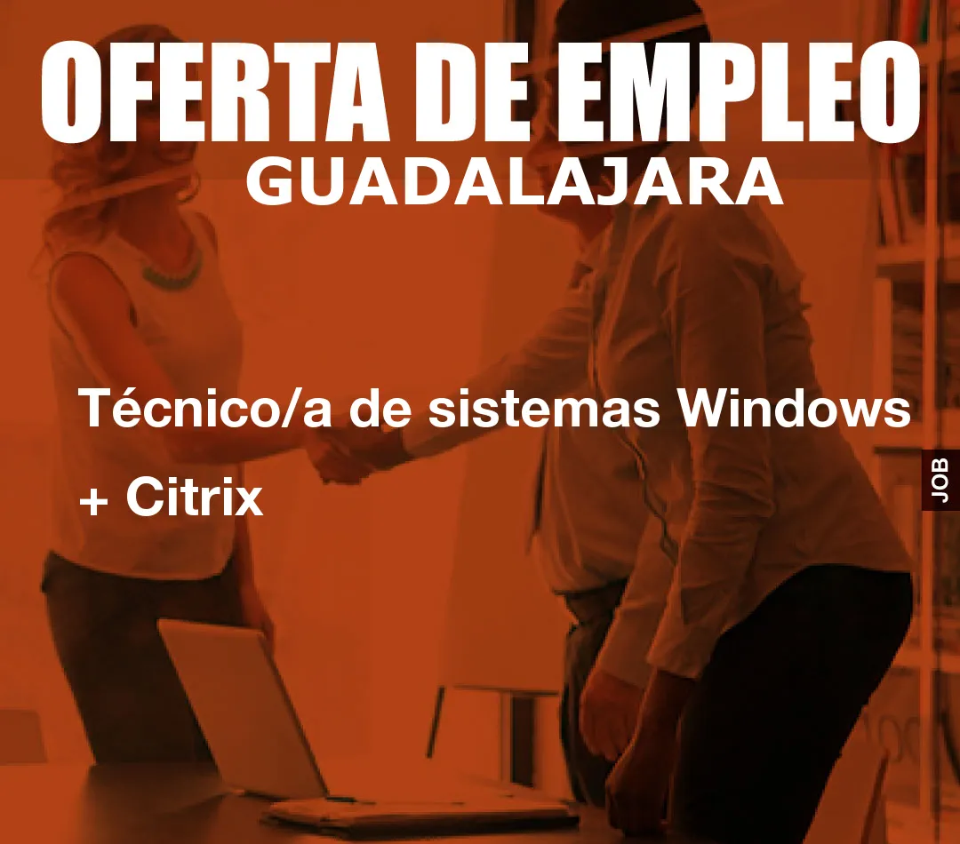 Técnico/a de sistemas Windows + Citrix