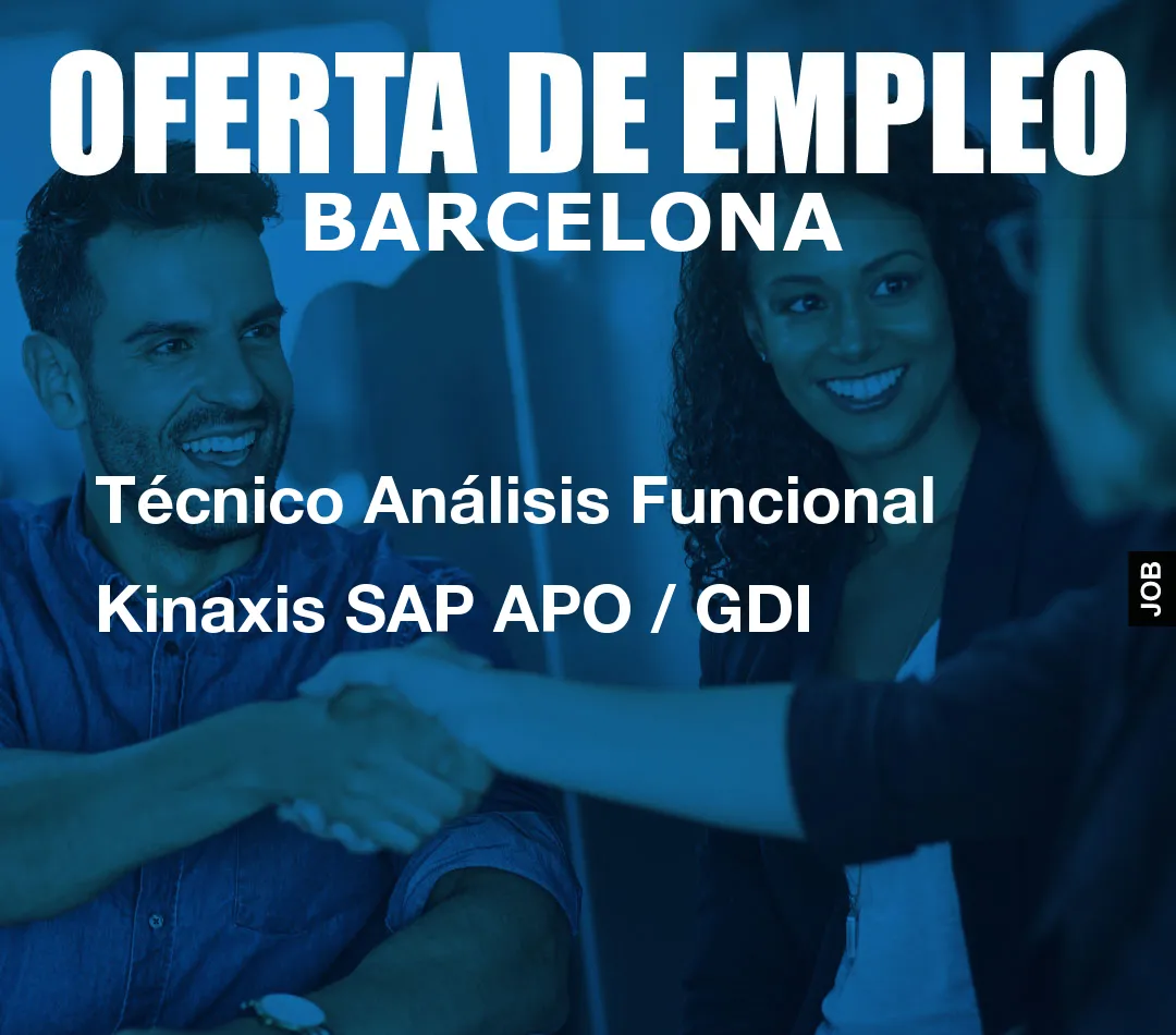 Técnico Análisis Funcional Kinaxis SAP APO / GDI