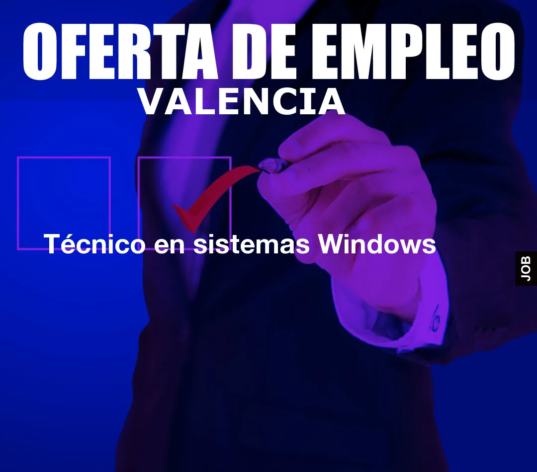 Técnico en sistemas Windows