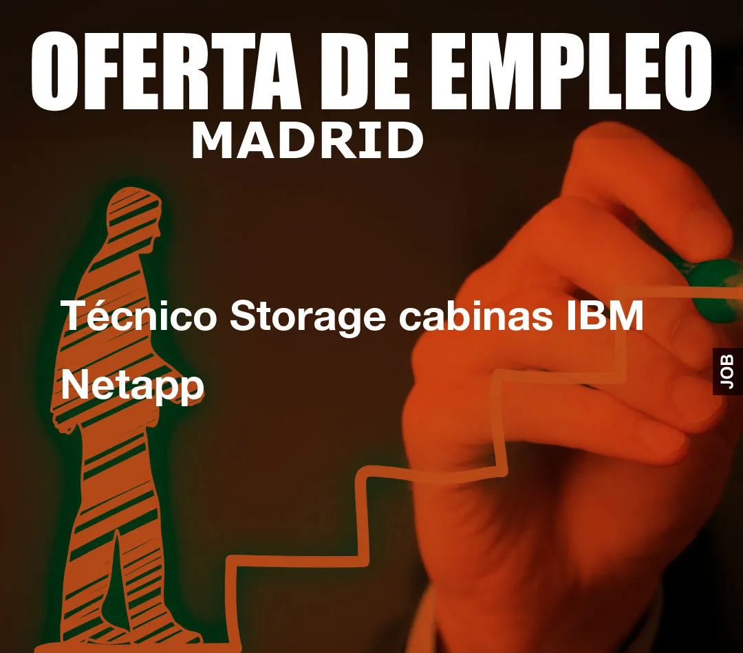 Técnico Storage cabinas IBM Netapp