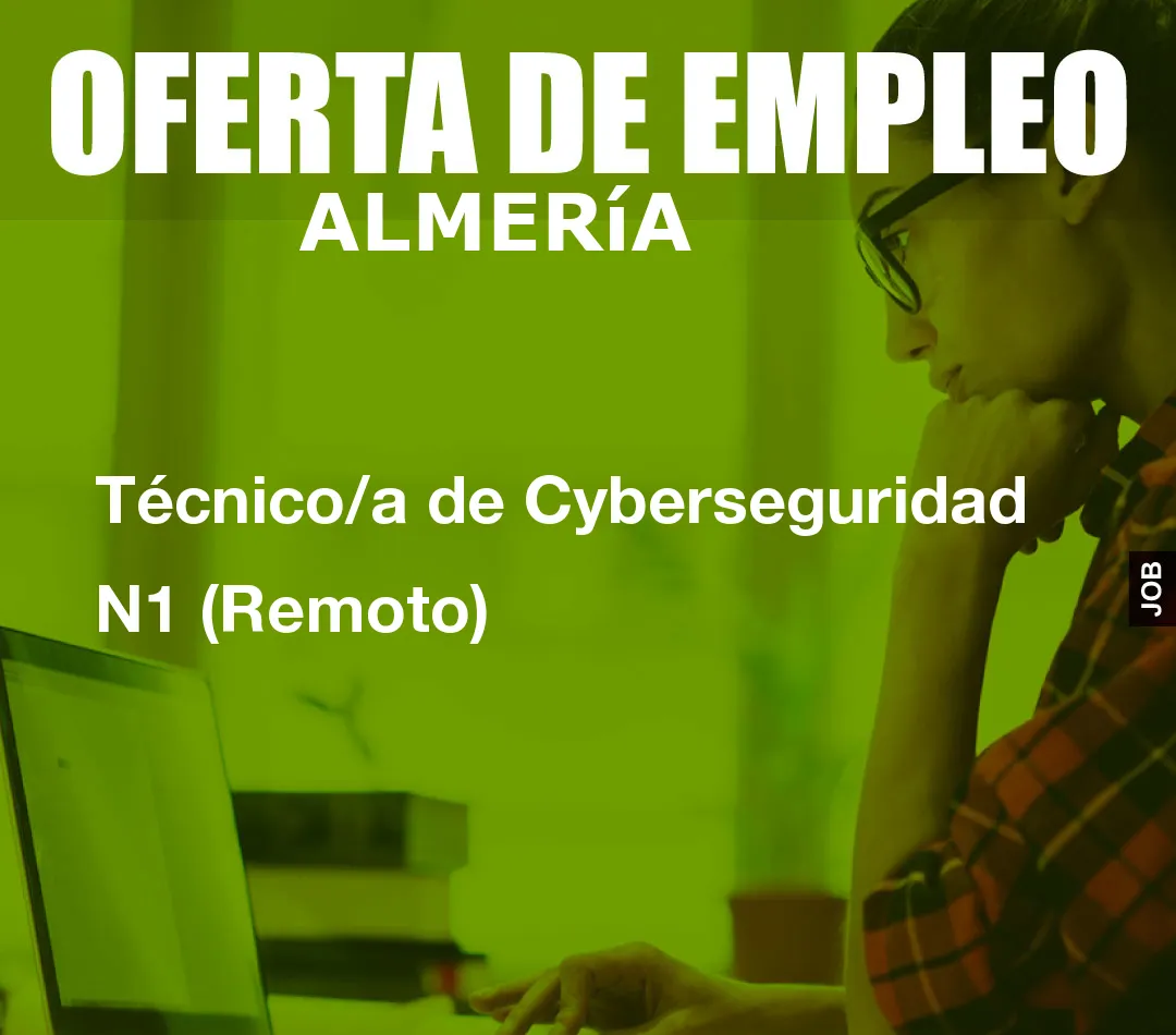 Técnico/a de Cyberseguridad N1 (Remoto)