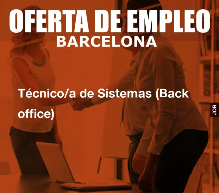 Técnico/a de Sistemas (Back office)