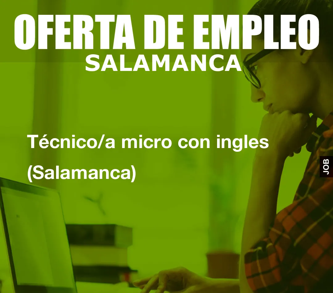 Técnico/a micro con ingles (Salamanca)