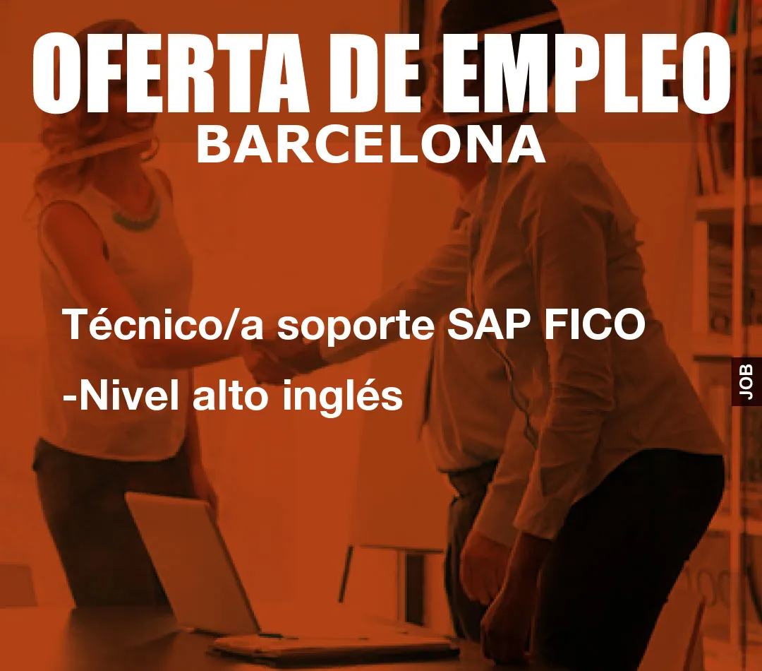 Técnico/a soporte SAP FICO -Nivel alto inglés