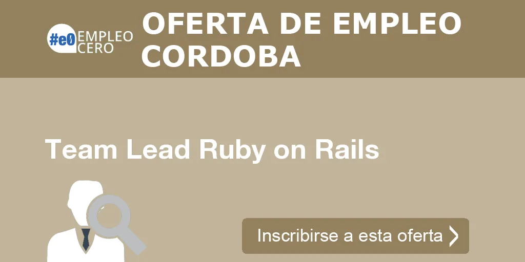 Team Lead Ruby on Rails
