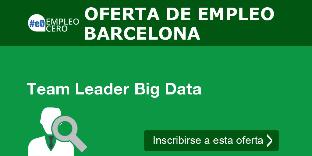 Team Leader Big Data