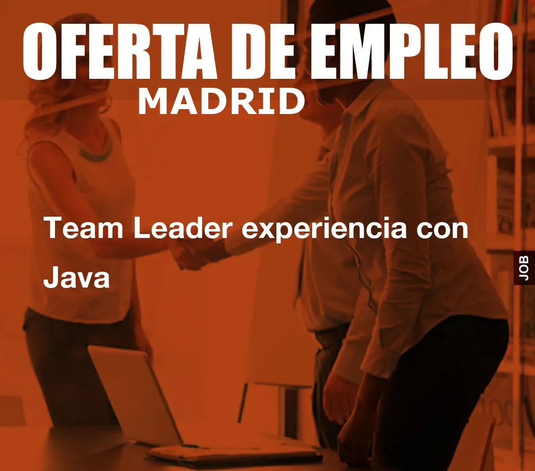 Team Leader experiencia con Java