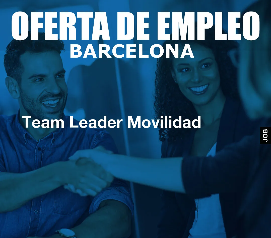 Team Leader Movilidad