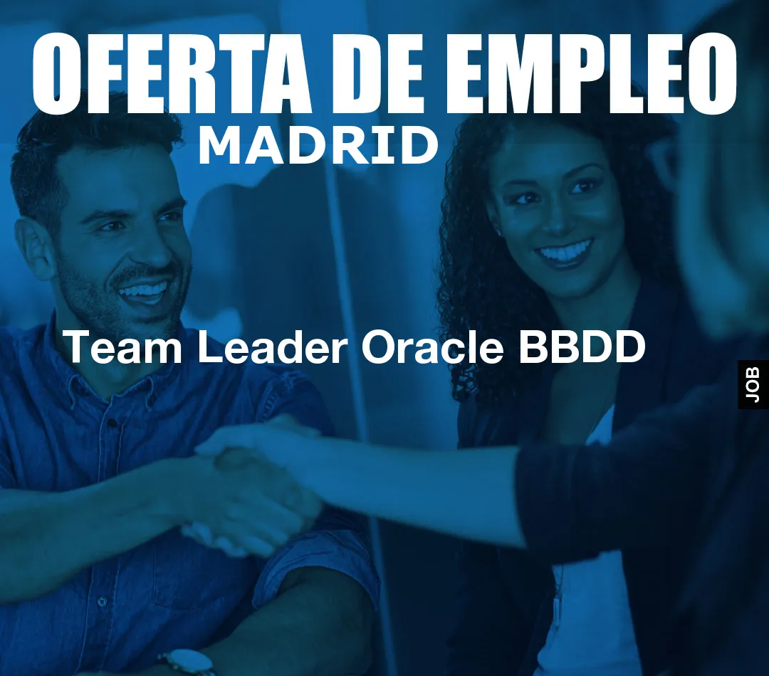 Team Leader Oracle BBDD