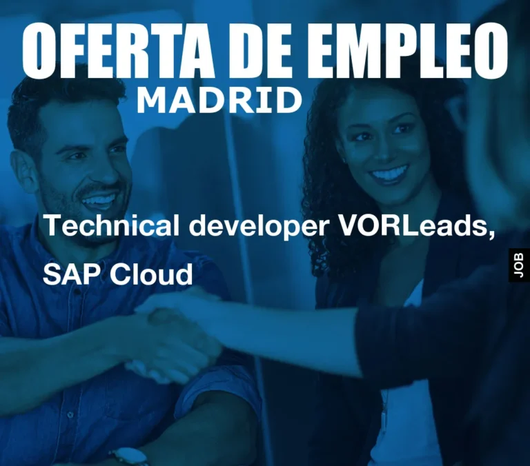 Technical developer VORLeads, SAP Cloud