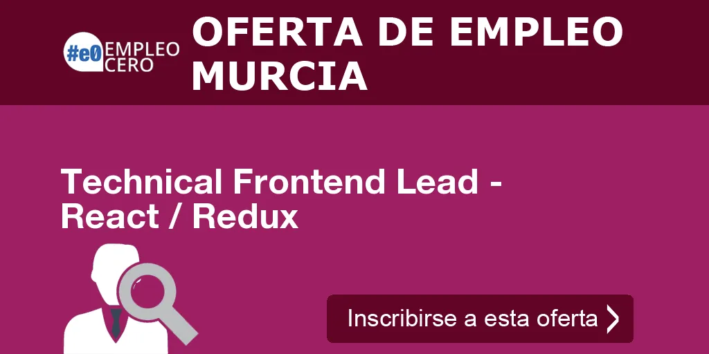Technical Frontend Lead - React / Redux