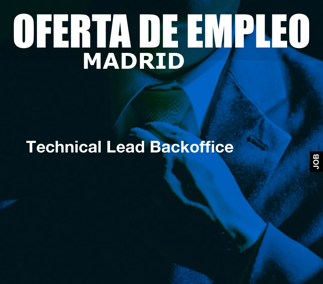 Technical Lead Backoffice