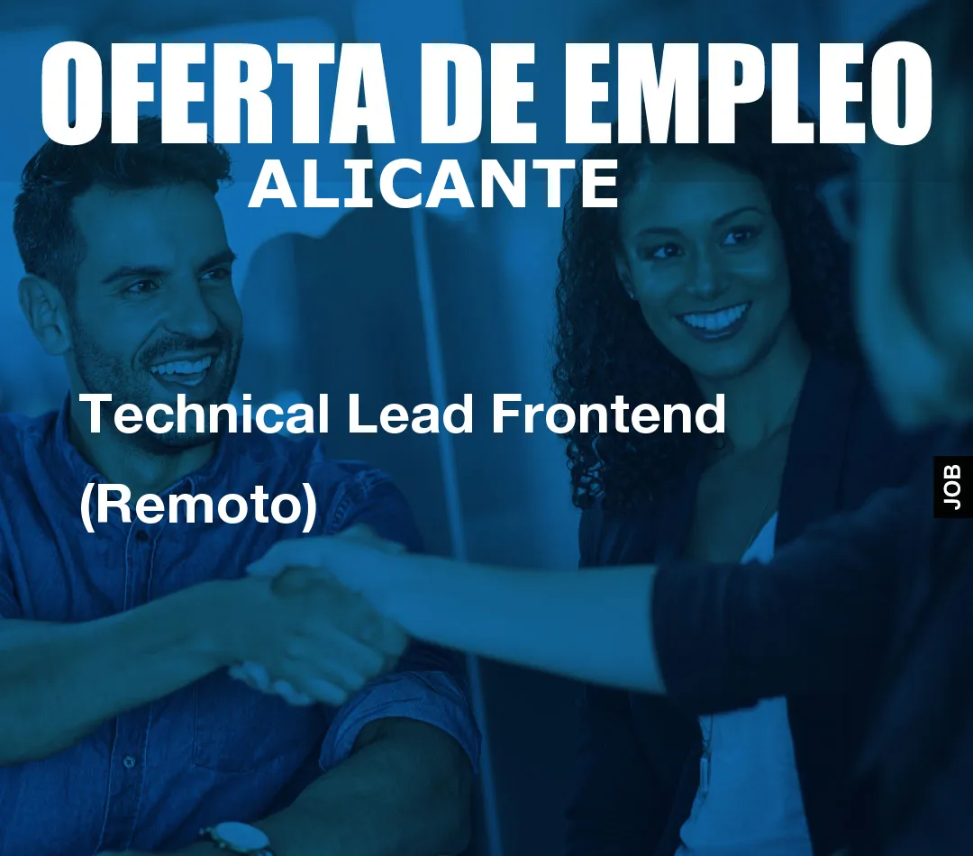 Technical Lead Frontend (Remoto)