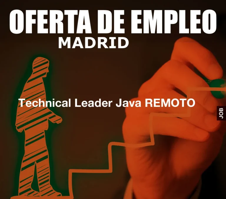 Technical Leader Java REMOTO