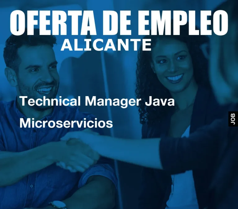Technical Manager Java Microservicios