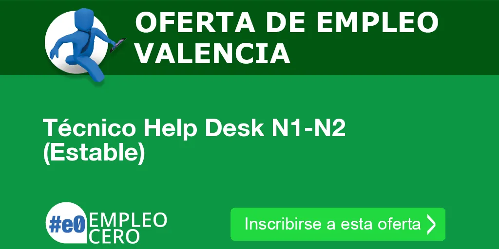 Técnico Help Desk N1-N2 (Estable)