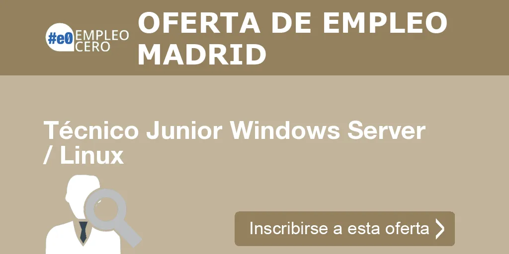 Técnico Junior Windows Server / Linux