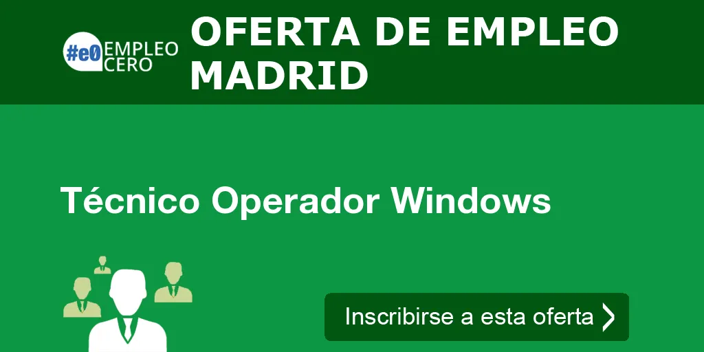 Técnico Operador Windows
