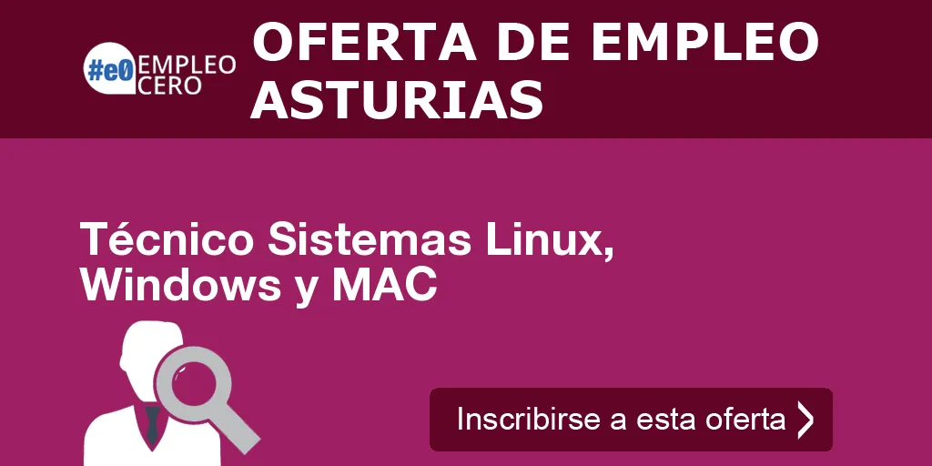 Técnico Sistemas Linux, Windows y MAC