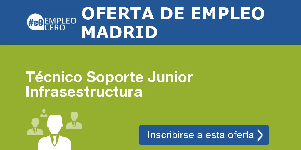 Técnico Soporte Junior Infrasestructura